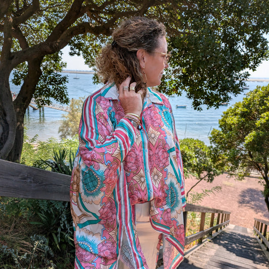 Ensemble coloré Alexandra Neel bleu