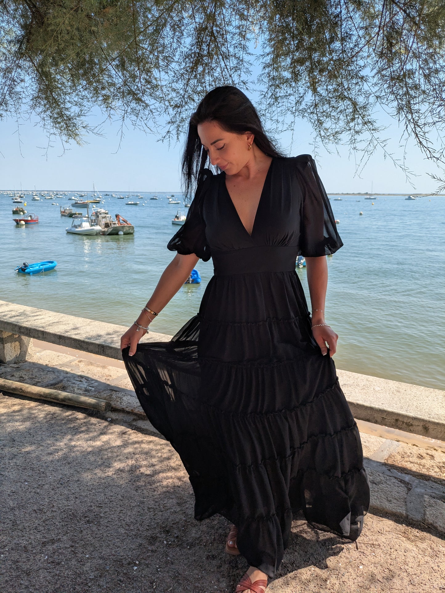 Robe noire Plein Sud