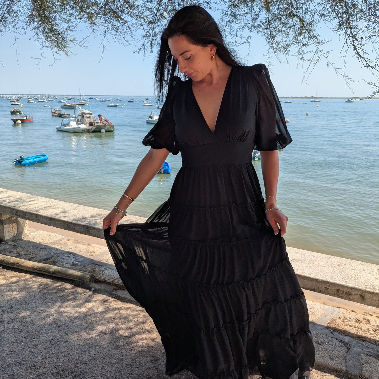 Robe noire Plein Sud
