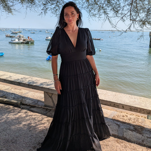 Robe noire Plein Sud