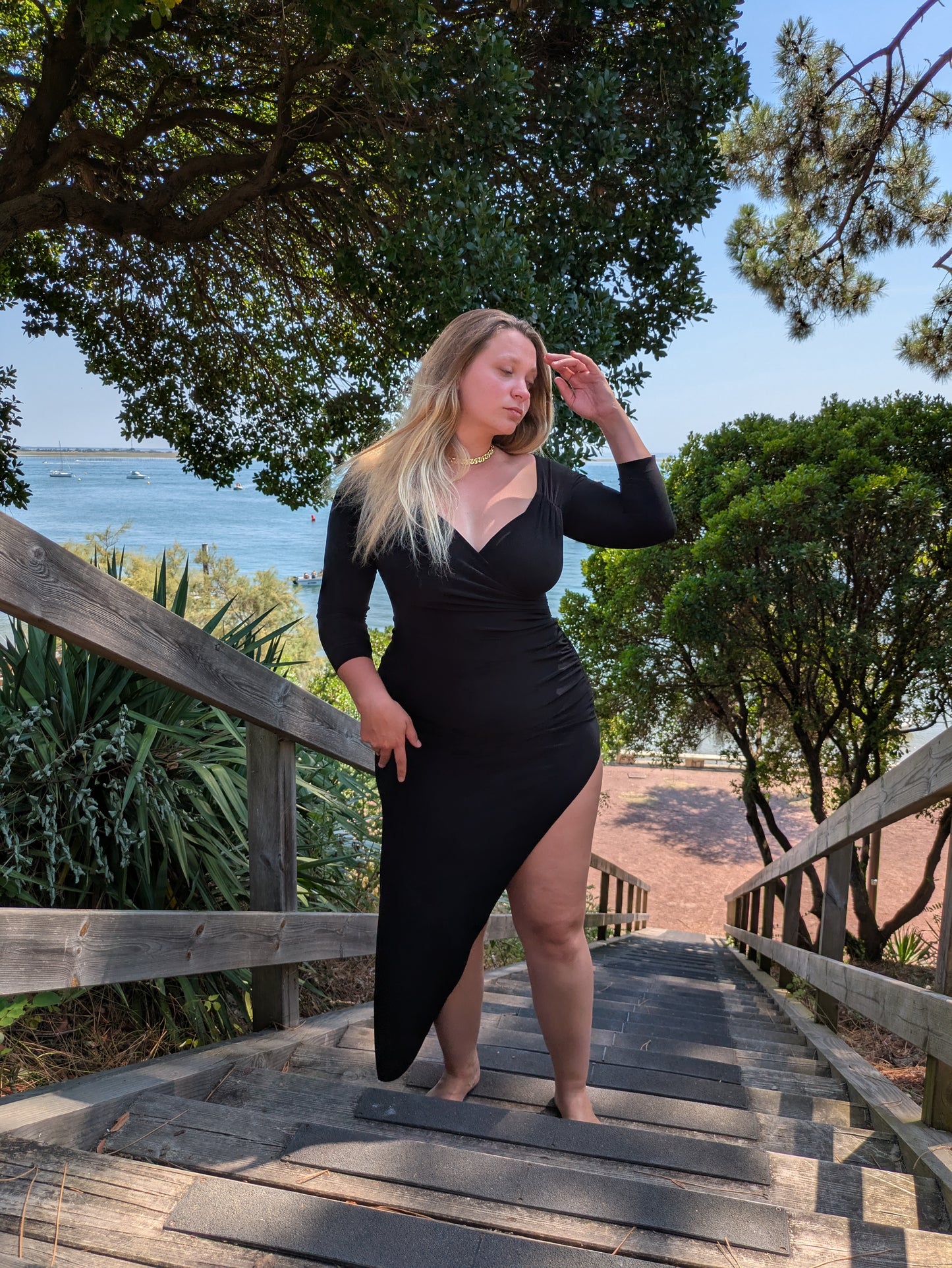 Robe noire Norma Kamali