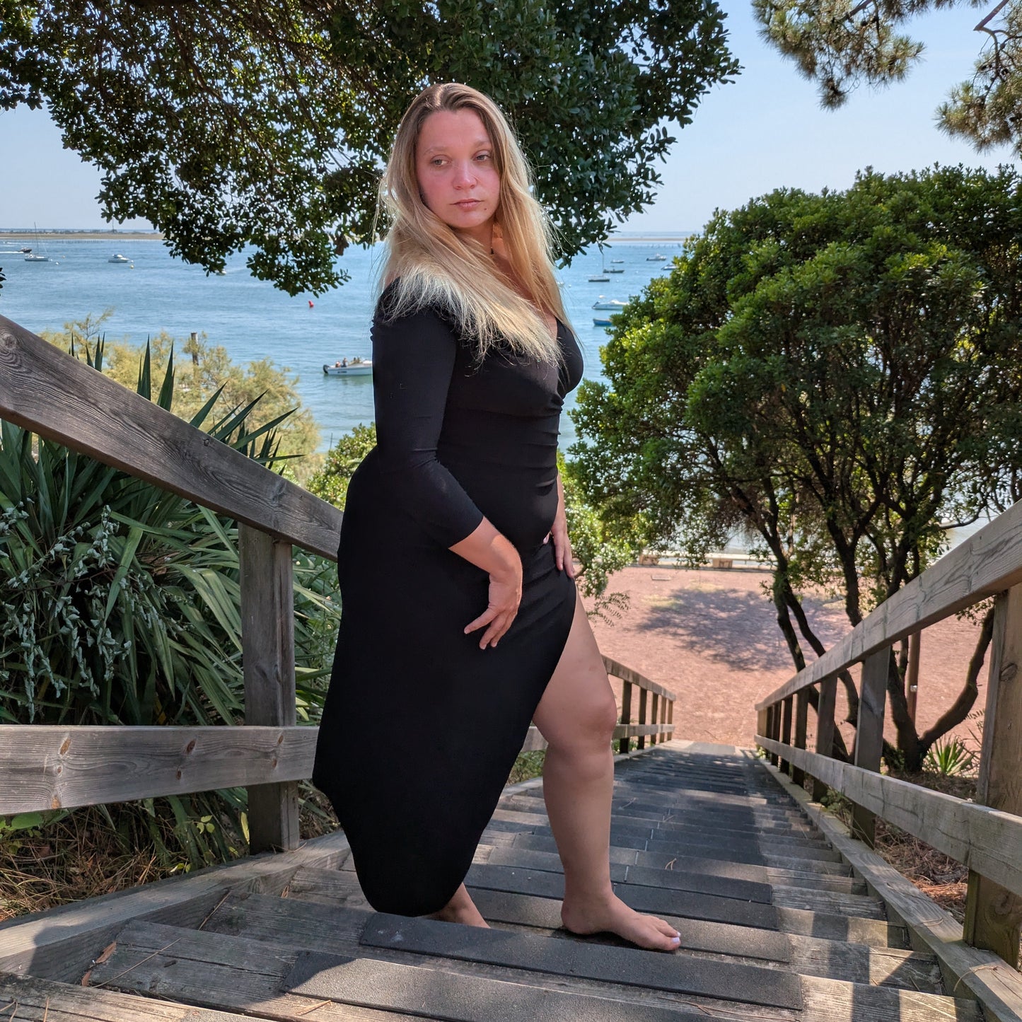 Robe noire Norma Kamali