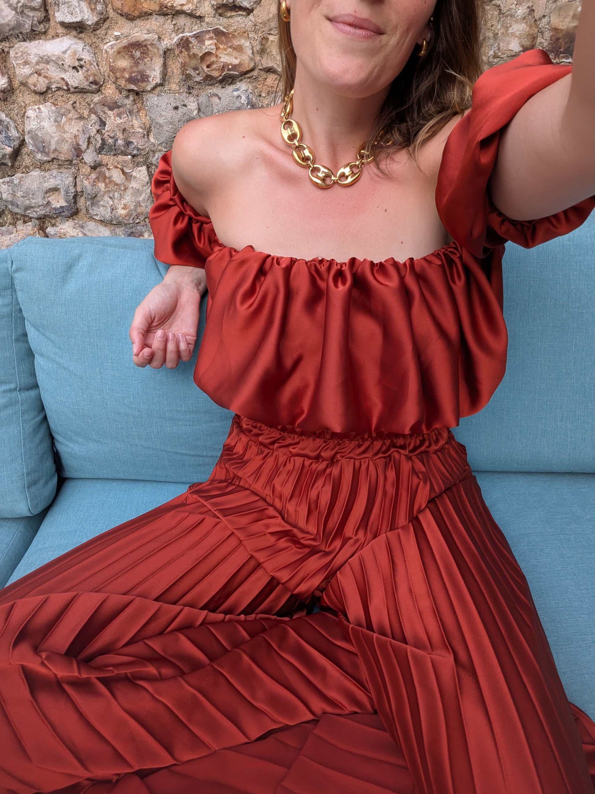 Ensemble Alexandra Neel Terracotta