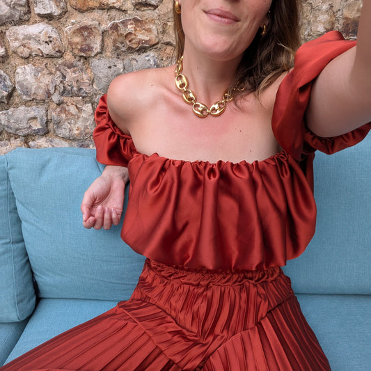 Ensemble Alexandra Neel Terracotta