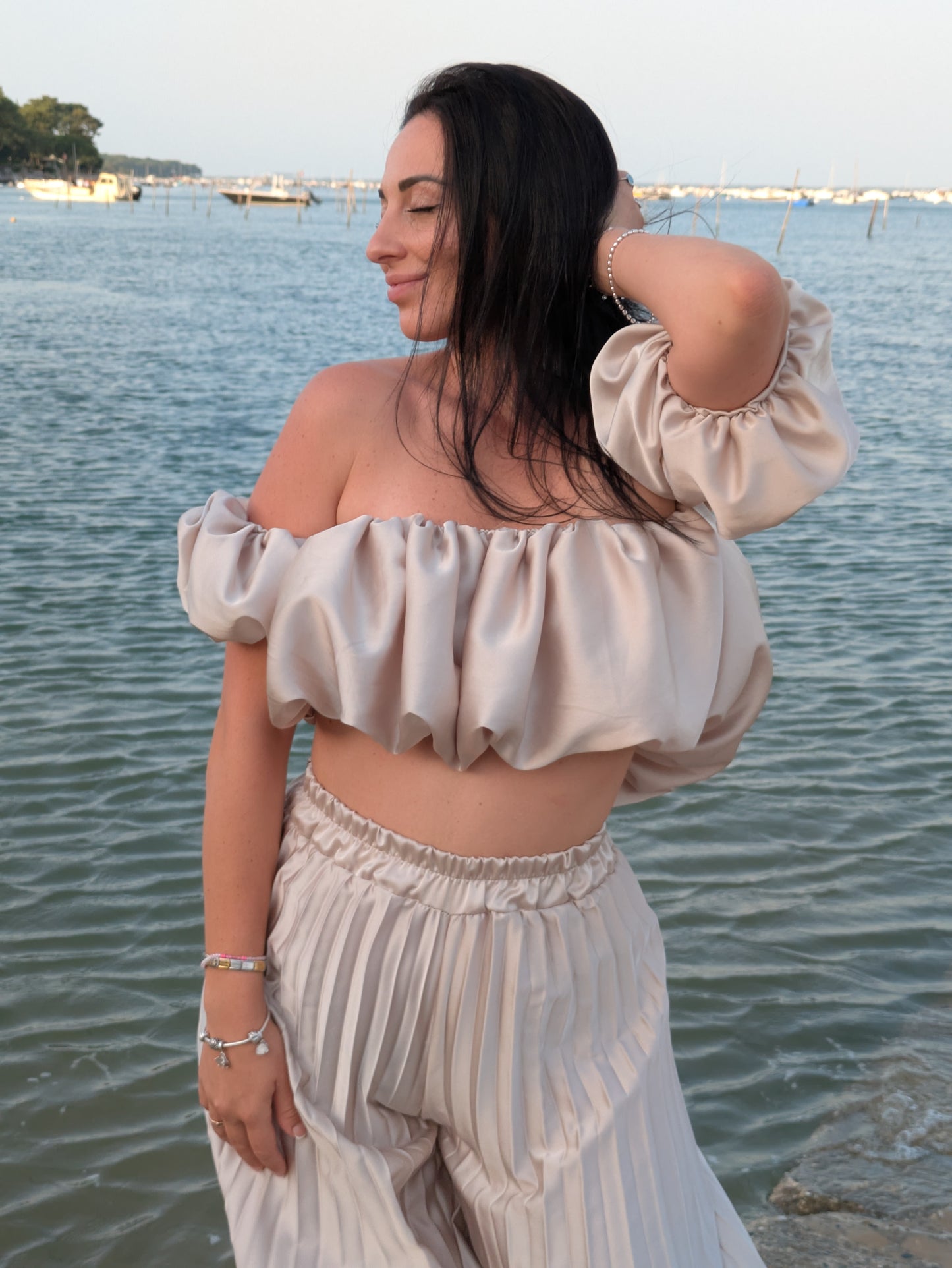 Ensemble satiné Alexandra Neel