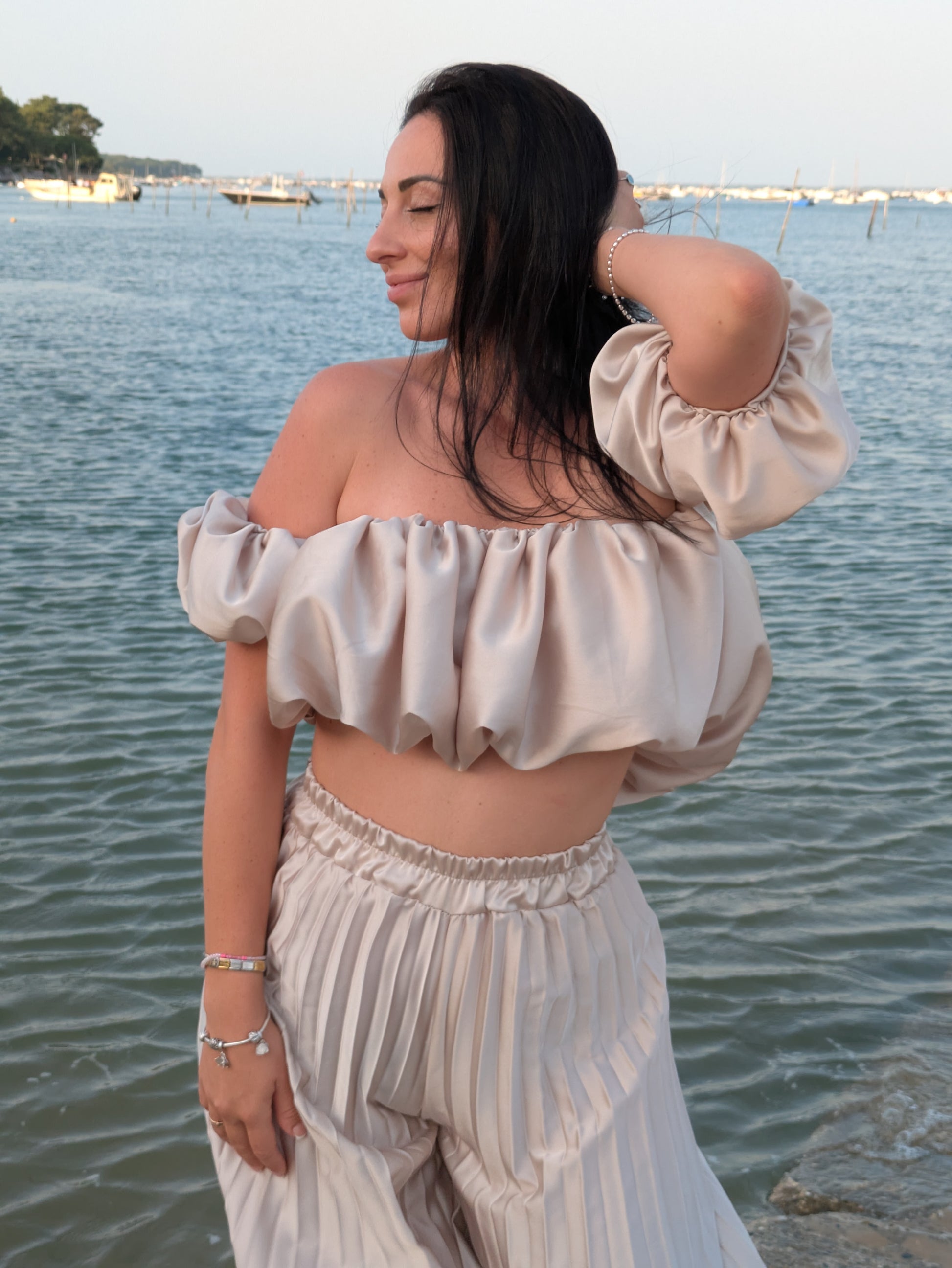 Ensemble satiné Alexandra Neel