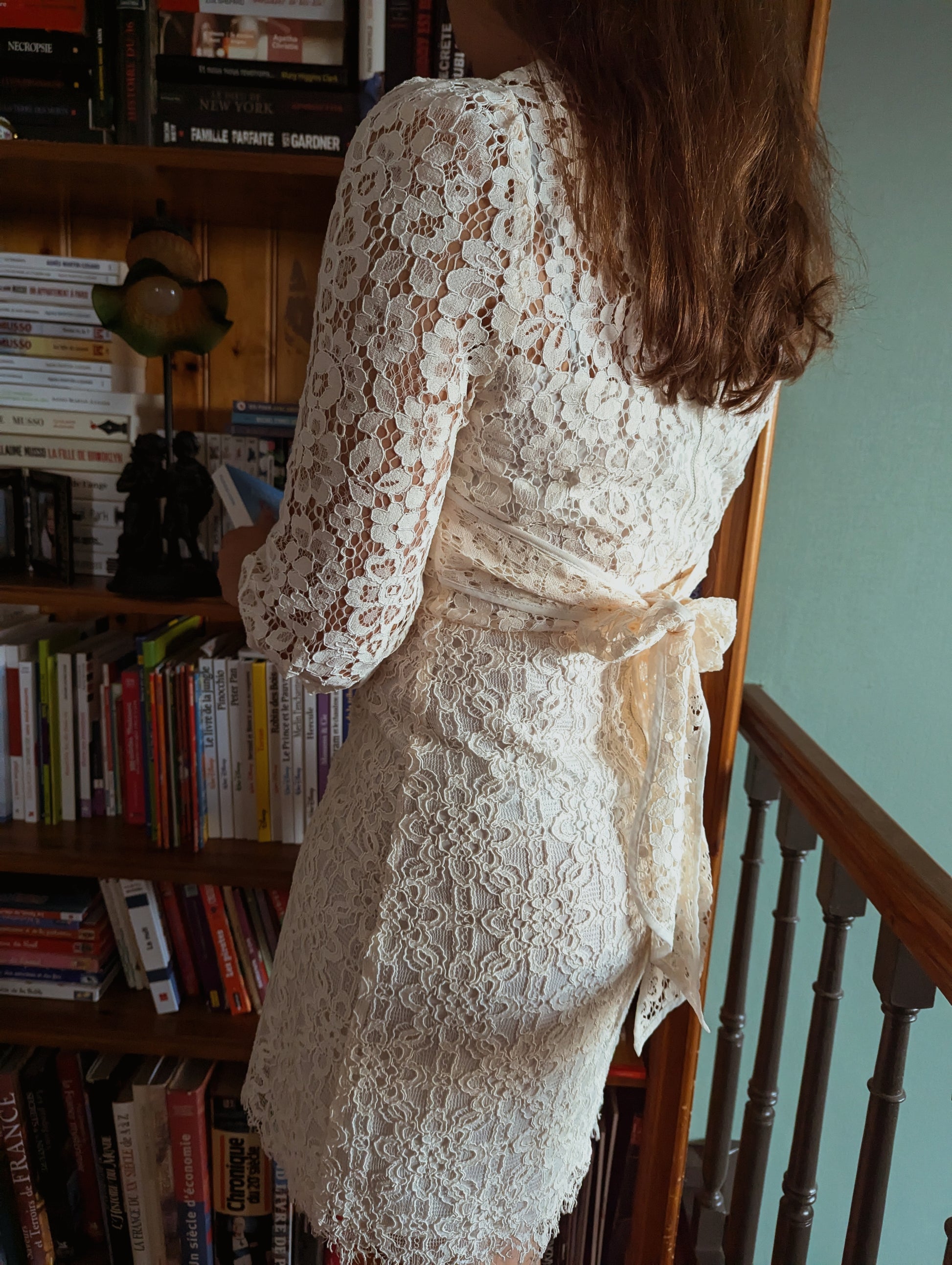 Robe crème Sandro